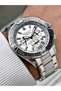 Function Function Silver Color 3 Atm Waterproof Steel Cord Men's Wristwatch