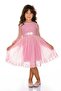 Double Hat Bow Polka Dot Period Dress Pink - 2