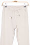Cream Waist Lace-Up Double Leg Boys' Jogger Pants 20038 - 2