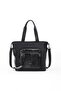 Crinkle Black-Grey Women's Shoulder Bag Smk 3246