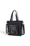 Crinkle Black-Grey Women's Shoulder Bag Smk 3246 - 2