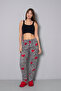 Thick Fleece Fabric Elastic Waist Women's Pajama Bottoms - 3