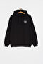 Men's Full Patch Pullover Sweatshirt - Black - 5