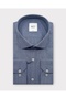 Men Regular Fit Oxford Dark Blue Shirt 3721Km
