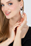 Women's Heart Detailed Tiny Zircon Stone Dangle Earrings Model Bijouterie Crystal Sparkle Wedding Bridal - 5
