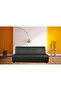 Coco Three-Seater Black Sofa - Customizable, Living Room Furniture (3-Seater, Black) - 4
