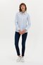 Women's Blue Long Sleeve Shirt 50264292-Vr036 - 4