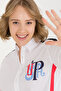 Women's White Long Sleeve Shirt 50263727-Vr013