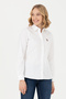 Women's White Long Sleeve Basic Shirt 50276496-Vr013