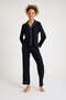 90% Cotton 10% Elastane Black Premium Quality Women's Pajama Set
