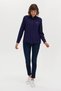Women's Navy Blue Long Sleeve Shirt 50264189 -Vr033 - 4