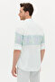 Men's Water Green Long Sleeve Shirt 50263333 -Vr083 - 5