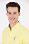 Men's Neon Yellow Long Sleeve Basic Shirt 50262980 -Vr168 - 3