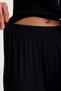 90% Cotton 10% Elastane Black Premium Quality Women's Pajama Set - 7