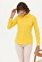 Women's Yellow Long Sleeve Basic Shirt 50262946-Vr094 - 2