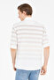 Men's Stone Striped White Shirt 50264086 -Vr049 - 5