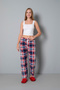 Thick Fleece Fabric Elastic Waist Women's Pajama Bottoms - 5