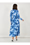 Tie-Dye Print Shirt Maxi Dress - 6