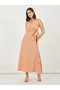 Sleeveless Wrap Maxi Dress with Tie-Up Detail - 4
