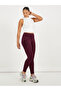 Side Mesh Pocket Broad Waistband Leggings - 2