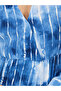Tie-Dye Print Shirt Maxi Dress - 3
