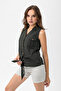 Women's Front Tie Shirt - 6