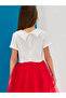 Cotton Lined Tutu Skirt Baby Lapel Short Sleeve Dress - 4