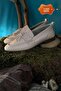 Women's Tassel Detailed Genuine Leather Loafer - 5