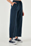 Cotton Relaxed Fit High Waist Wide Leg Pants Pants 668Yp5275 - 4