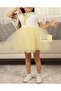 Cotton Lined Tutu Skirt Baby Lapel Short Sleeve Dress