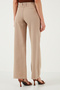 Cotton Standard Fit High Waist Wide Leg Pants Pants 668Yp5344 - 8