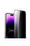 9H Steve Privacy Screen Protector For Iphone 15 Pro Max - Black
