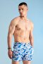 Floral hawaiian swim shorts