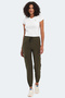 Napoleon Women's Khaki Sweatpants with Pockets - 7