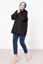 Kangaroo Pocket Hijab Sweatshirt Anthracite - 3