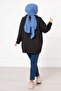 Kangaroo Pocket Hijab Sweatshirt Anthracite - 4