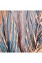 Deco Leaf Kanvas Tablo - Renkli - 50x120 cm - 4