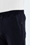 Venom Men's Slim Fit Navy Blue Sweatpants with Zipper Pockets - 5