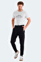 Varuna Men's Slim Fit Black Sweatpants with Zipper Pockets - 4