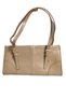 Gift Elif Model Classic Vintage Baguette Women's Bag - Shoulder and Hand Bag Beige - 6