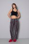 Thick Fleece Fabric Elastic Waist Women's Pajama Bottoms - 6