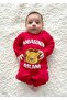 Father's Lion Organic Cotton Luxury Jumpsuit with Embossed Text Detail - 7