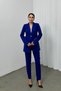 Women's Stone Detailed Blazer Trousers Set - Stylish Outfit - 4