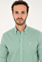 Men's Aqua Green Long Sleeve Shirt 50282861 -Vr048 - 2