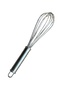 Large Size Stainless Steel Hand Whisk - Metal Handle Whisk for Eggs, Cakes, Sauces, and Dough - 2