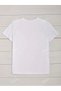 Women's White Butterfly Tree Printed Oversize T-Shirt - 2