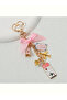 Bowknot Airplane Luggage Metal Keychain Bag Backpack Car Ornament Charm Gift - 2
