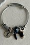 Steel Charm Bracelet 18 cm Black Dog Bracelet Karamaz Women's Steel Bracelet - 4