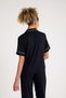 90% Cotton 10% Elestan Black Color Premium Quality Women's Short Sleeve Pajamas Set - 7