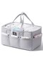 Diaper Bag + Diaper Caddy - Nova Grey - 3